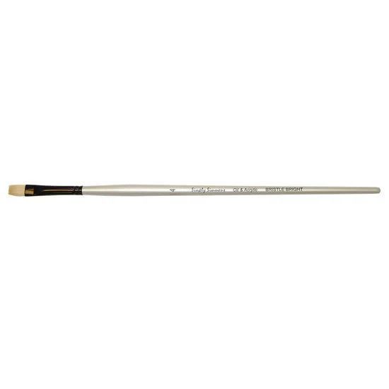 Simply Simmons Long Handle Brushes, Bristle Bright, 4