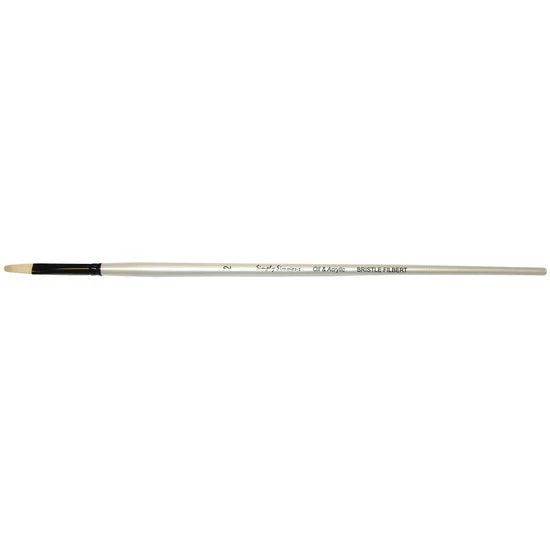 Simply Simmons Long Handle Brush - Bristle Filbert 2