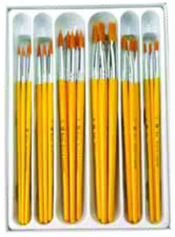 Golden Taklon Rounds and Flat Set of 30
