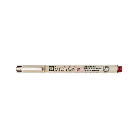 Sakura Micron 01 Pen 0.25MM - Burgundy