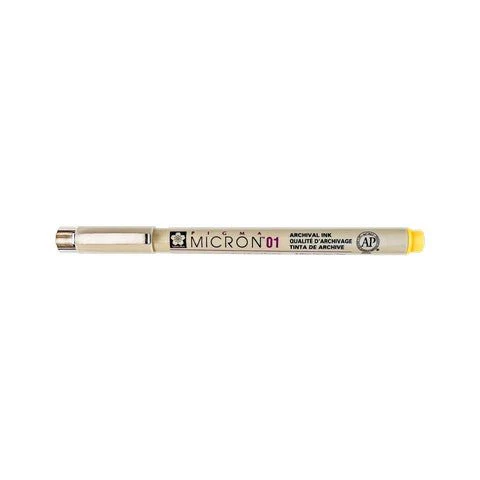 Sakura Micron 01 Pen 0.25MM - Yellow