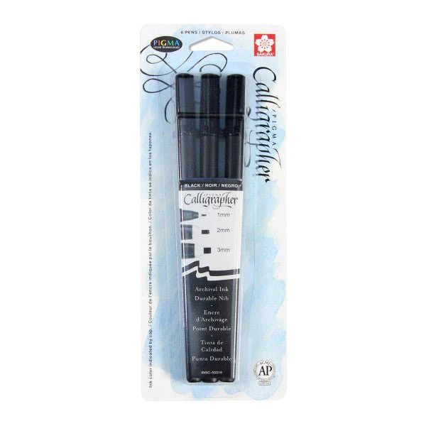 Sakura Pigma Calligrapher Pen - Pack of 3