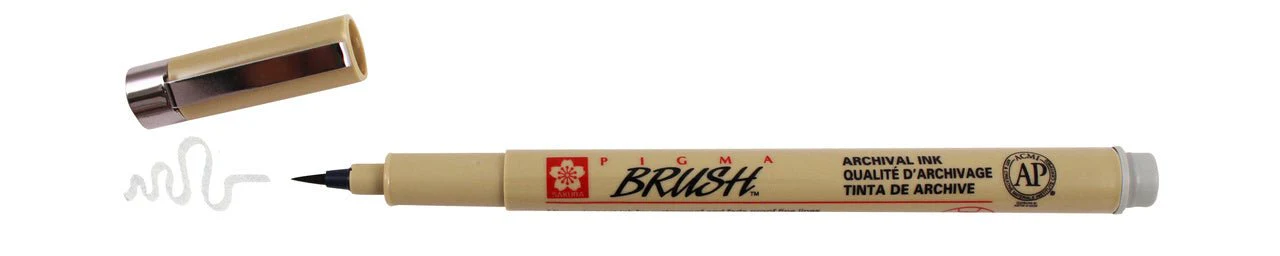 Sakura Pigma Micron Brush Pen - Light Cool Gray