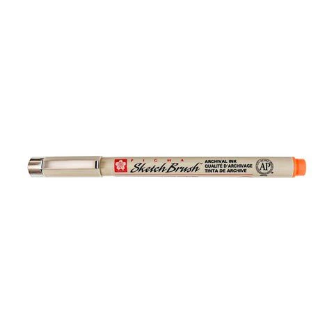 Sakura PIGMA Sketch Brush Pen - Orange