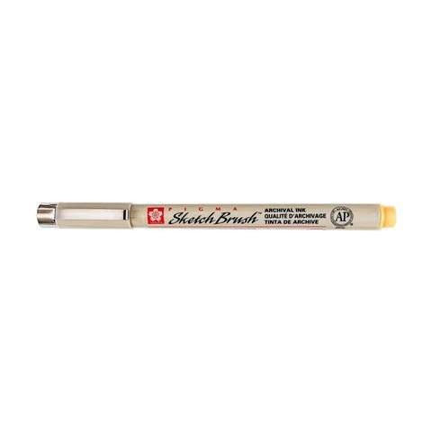 Sakura PIGMA Sketch Brush Pen - Yellow