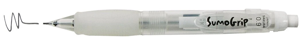 Sakura SumoGrip Mechanical Pencil .9mm Clear