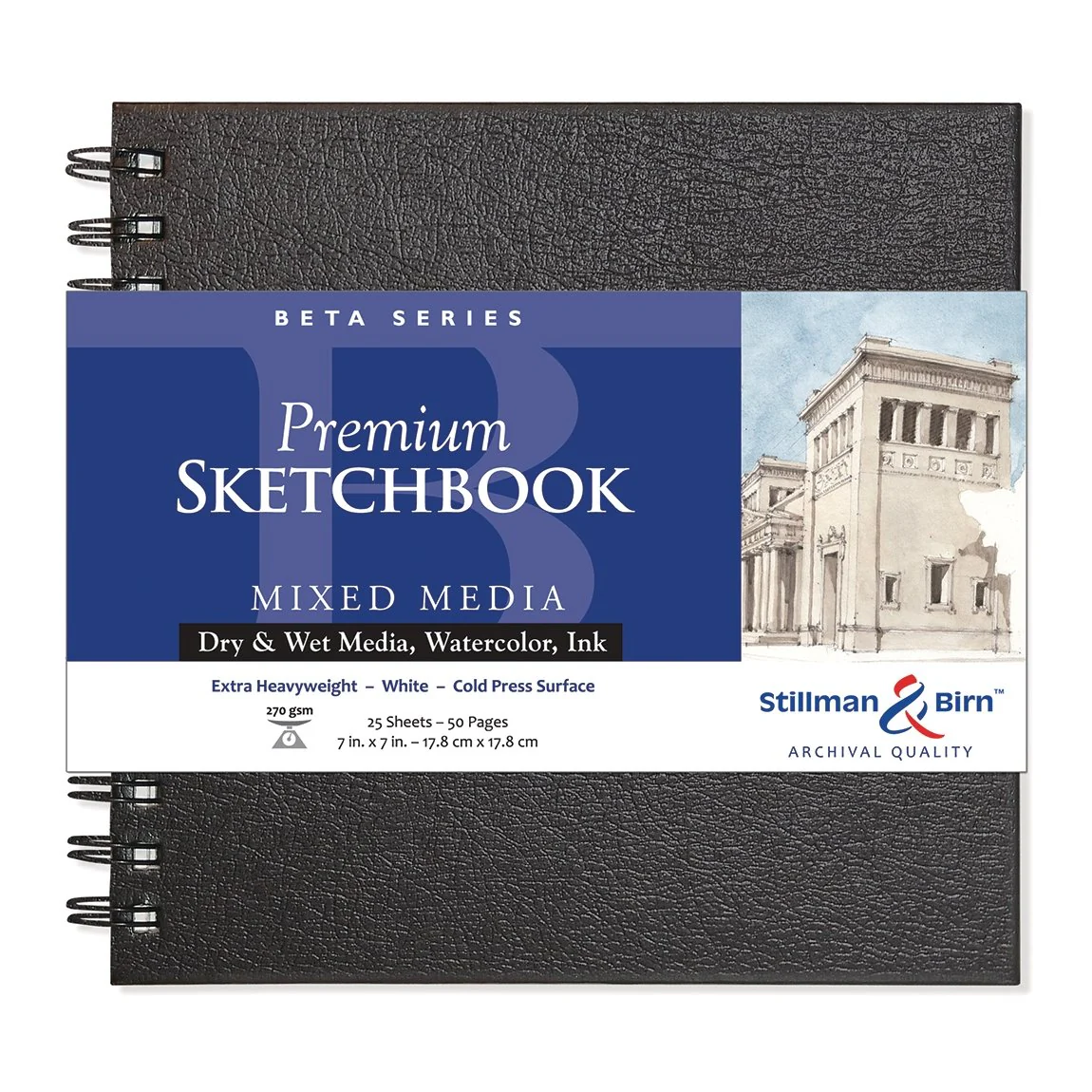 Stillman & Birn Beta Wirebound Sketchbook 7x7 inch