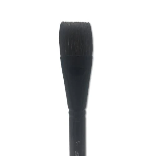 Black Velvet Watercolor Brush - Square Wash 1 inch