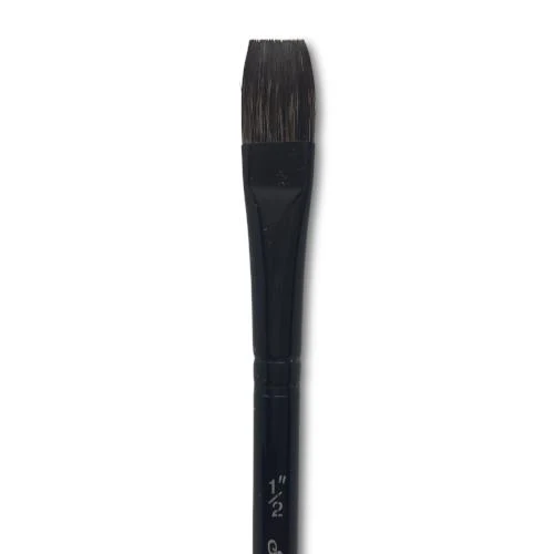 Black Velvet Watercolor Brush - Square Wash  1/2 inch