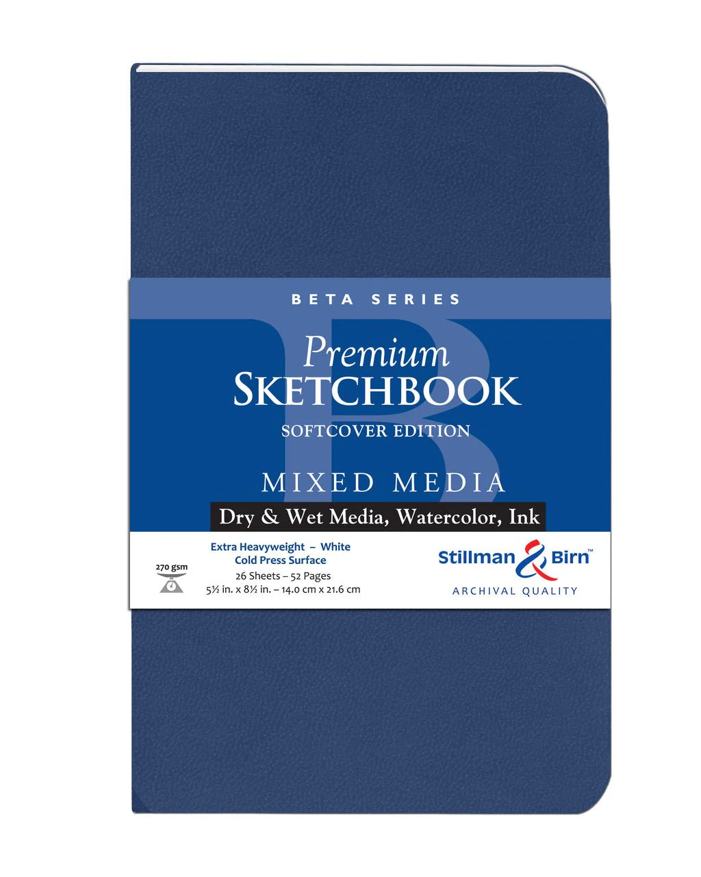 Stillman & Birn Beta Softcover Sketchbook 5.5x8.5 inch