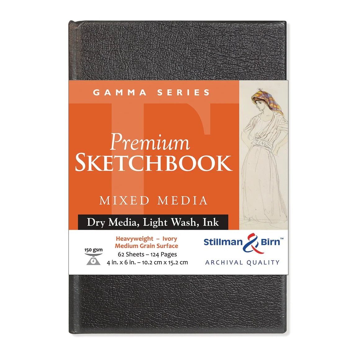 Stillman & Birn Gamma Hardbound Sketchbook  4x6 inch