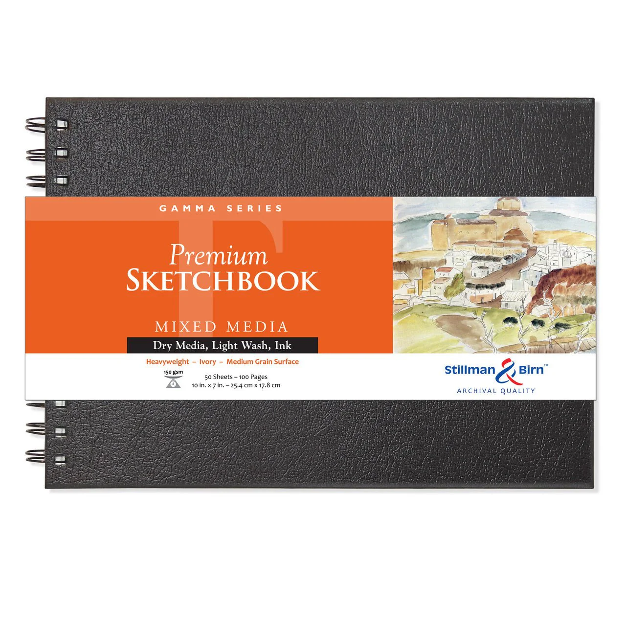 Stillman & Birn Gamma Wirebound Sketchbook 10x7 inch