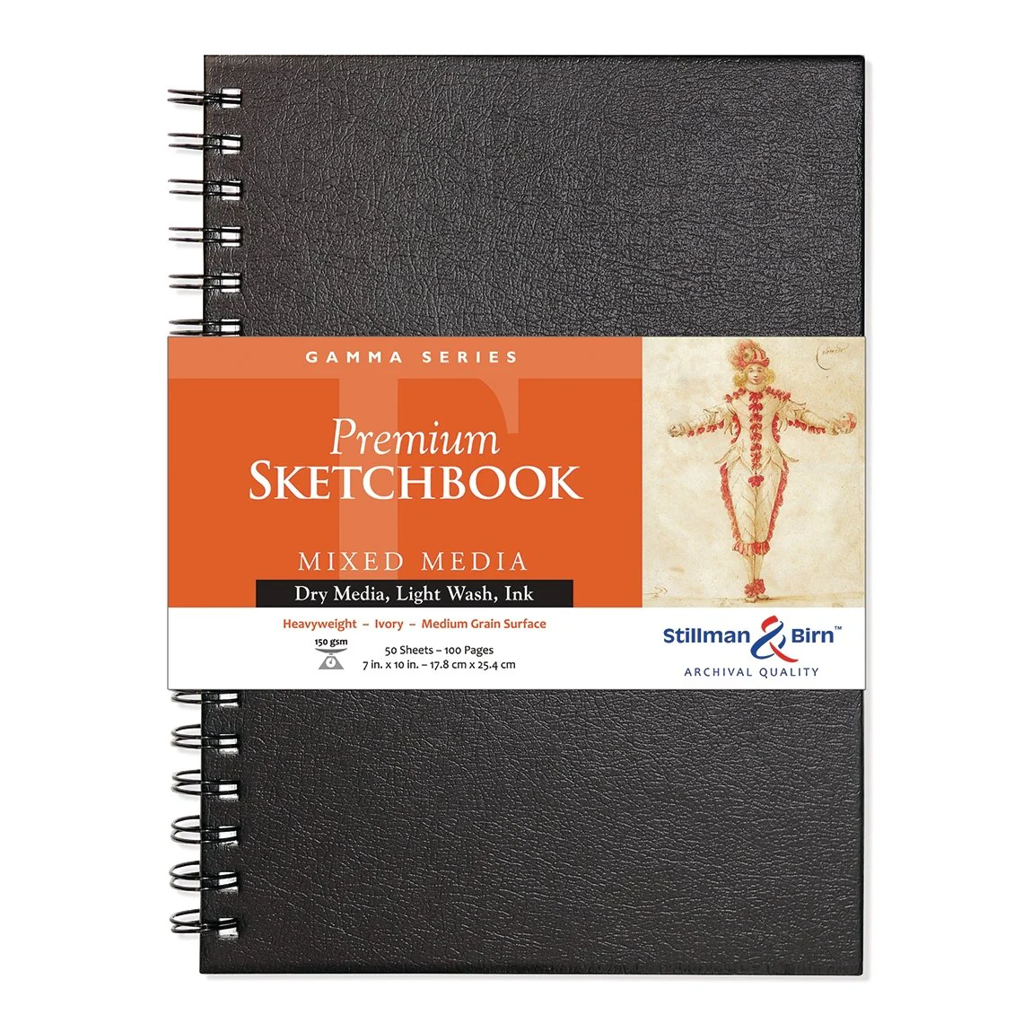 Stillman & Birn Gamma Wirebound Sketchbook  7 x 10 inch