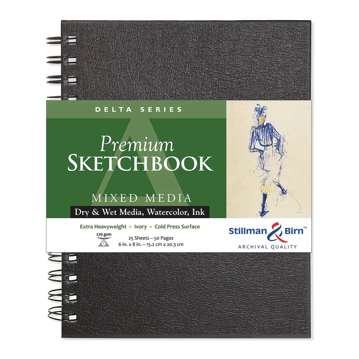 Stillman & Birn Delta Wirebound Sketchbook 6x8 inch
