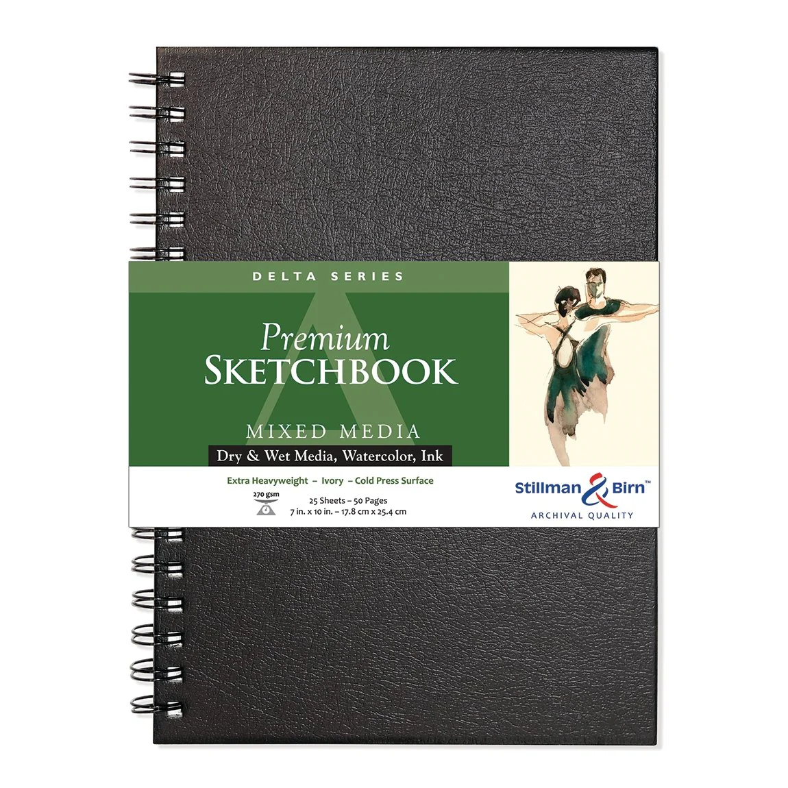 Stillman & Birn Delta Wirebound Sketchbook 7x10 inch