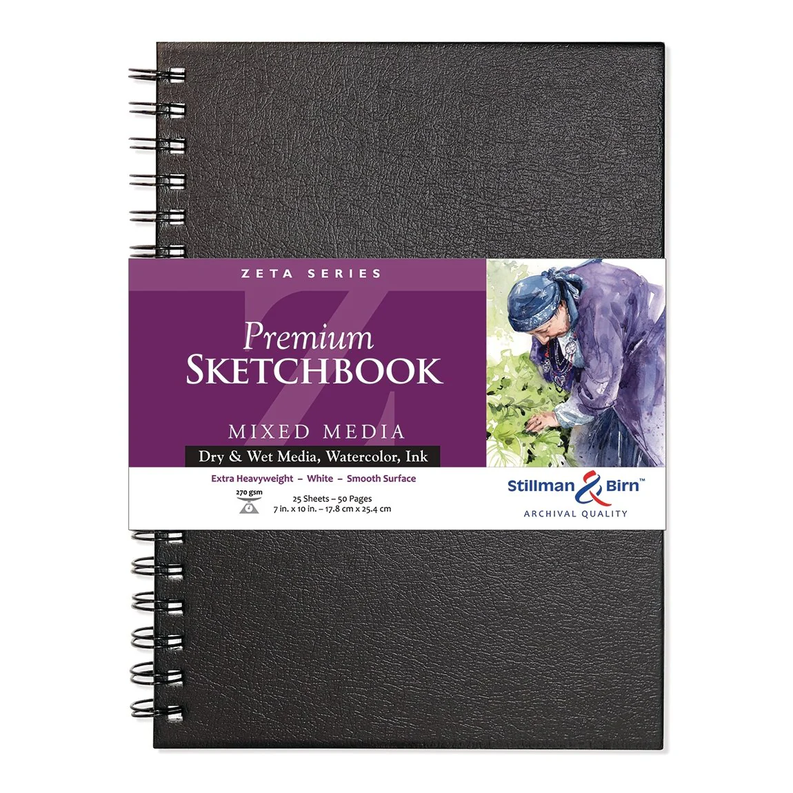 Stillman & Birn Zeta Wirebound Sketchbook 7x10 inch