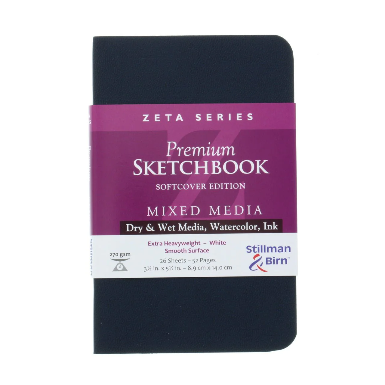 Stillman & Birn Zeta Softcover Sketchbook  Portrait 3.5X5.5