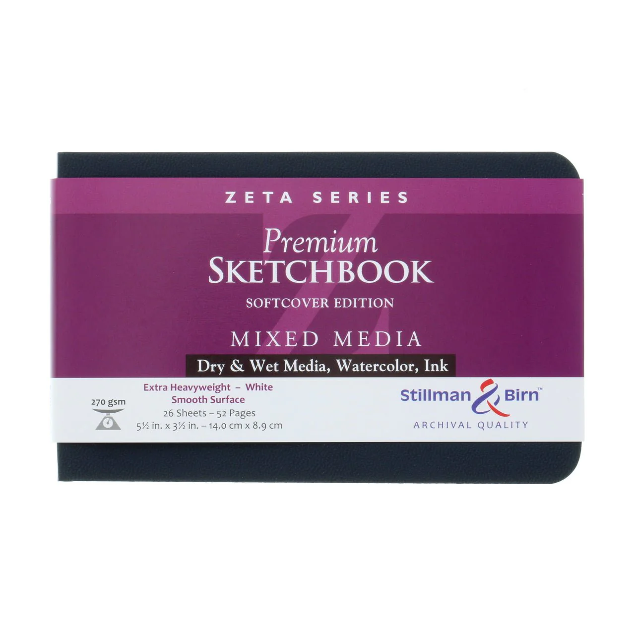 Stillman & Birn Zeta Softcover Sketchbook Landscape 5.5X3.5