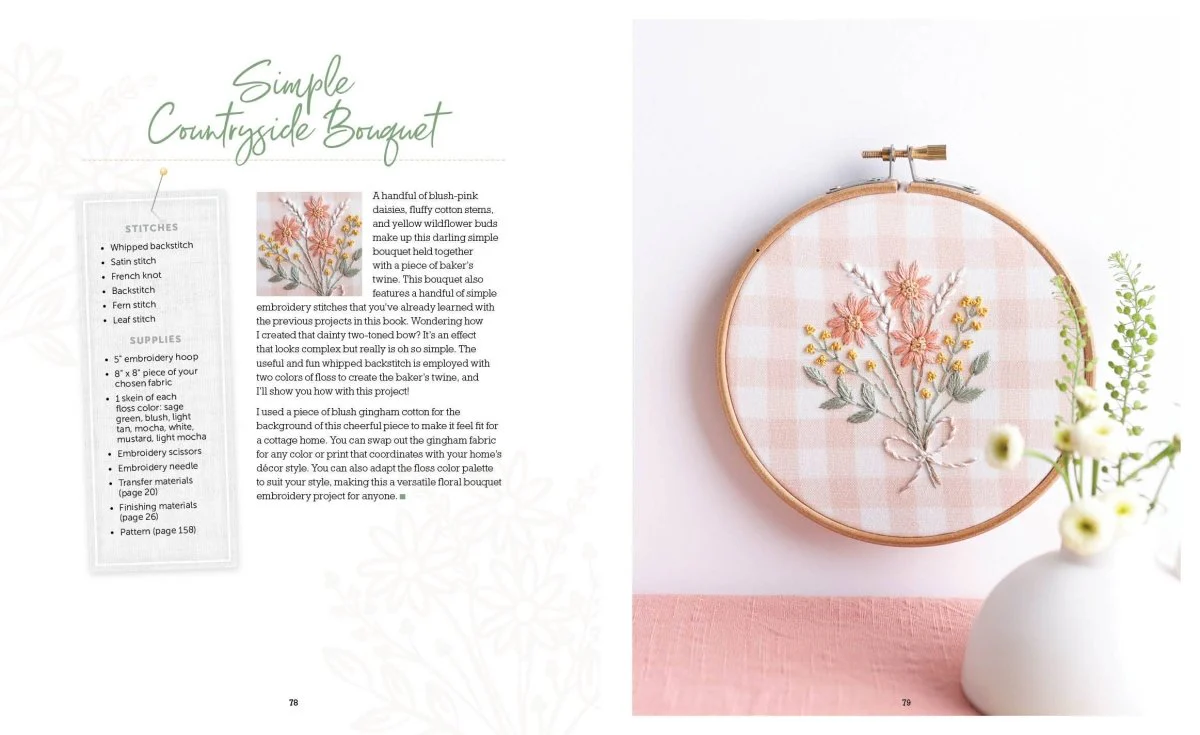 Schiffer Publishing - Cozy Stitches: 12 Calm & Creative Embroidery Projects - Image 4