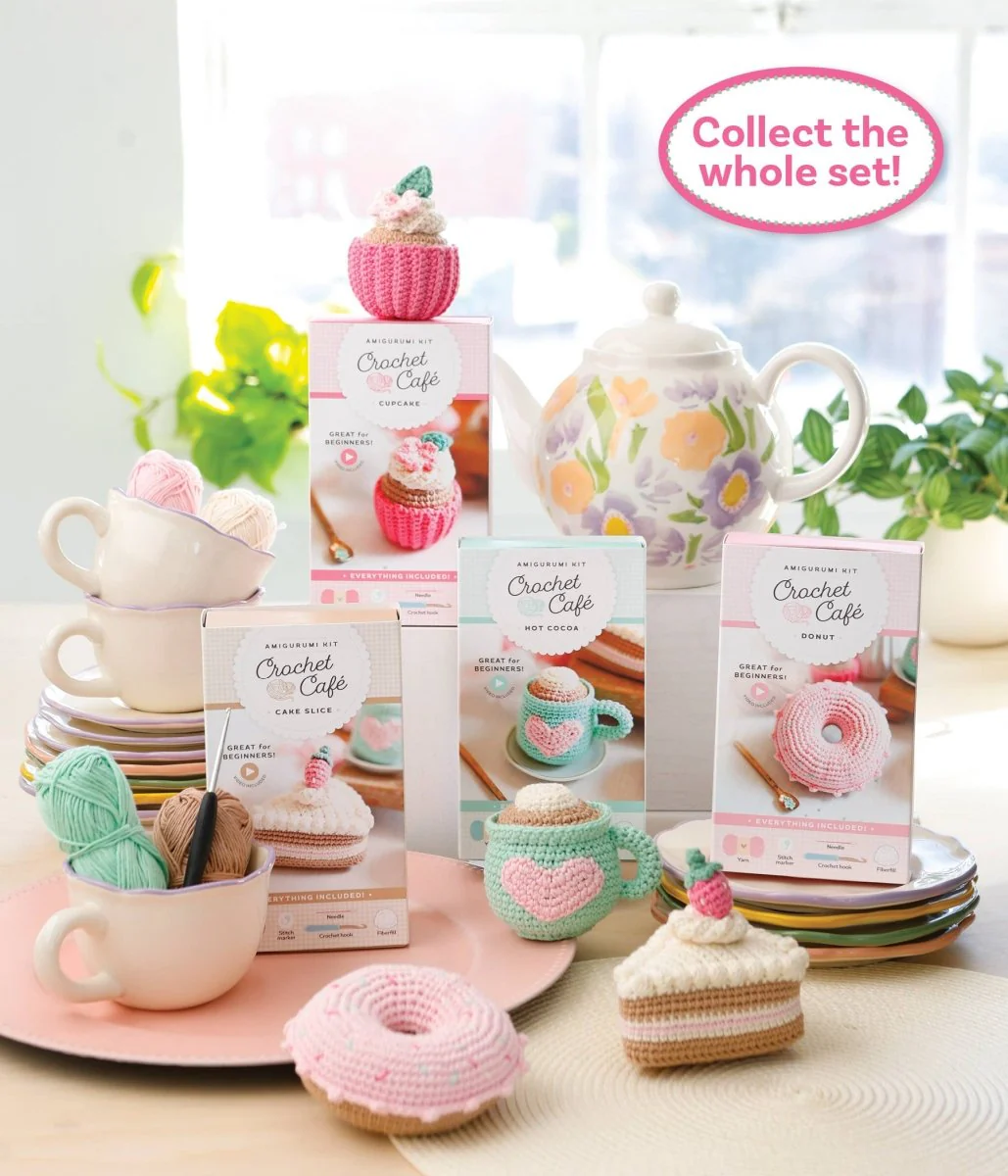 Schiffer Publishing - Crochet Café Amigurumi Kit Cupcake - Image 3