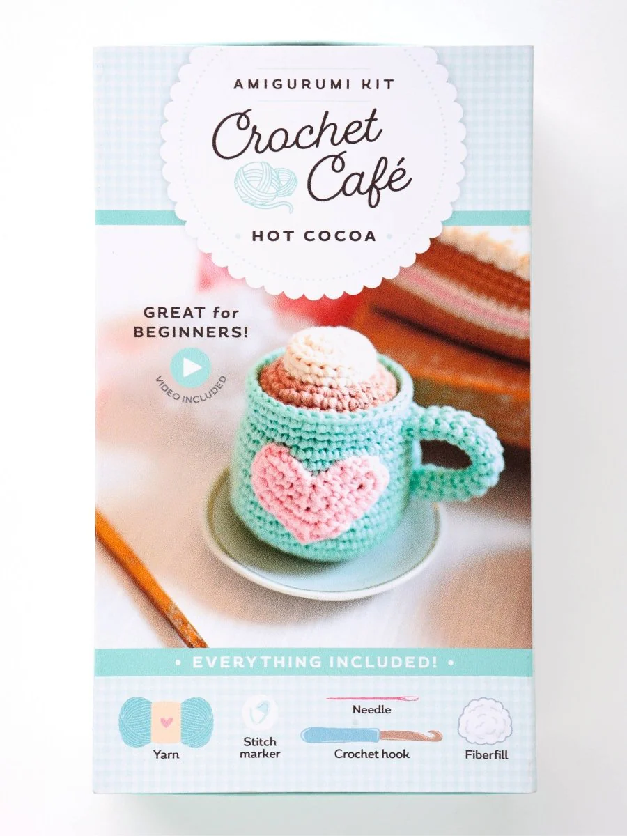 Schiffer Publishing - Crochet Café Amigurumi Kit Hot Cocoa - Image 5