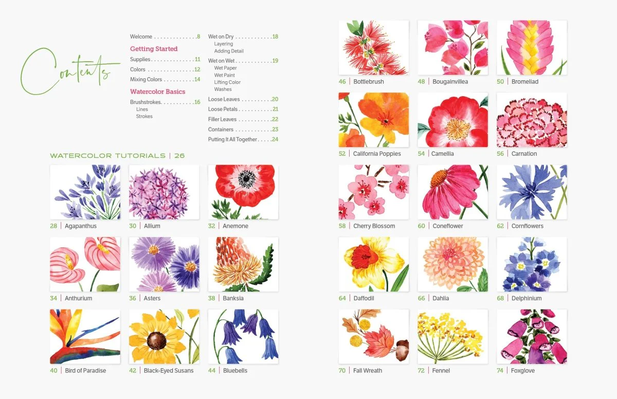 Schiffer Publishing - Watercolor the Easy Way Flowers - Image 2