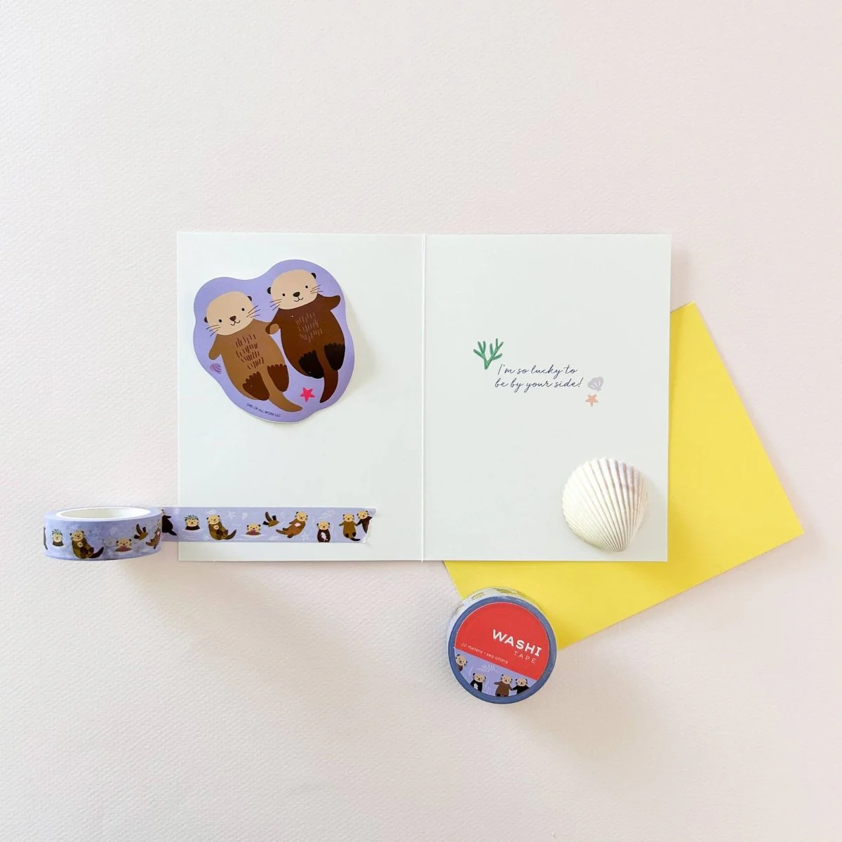 Sea Otters Washi Tape - Image 2
