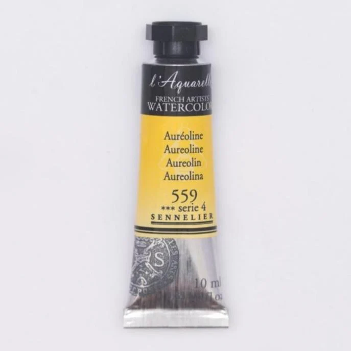 Sennelier French Artists Watercolor - 10ml Tube - 559 Aureoline