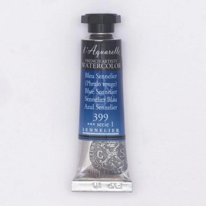 Sennelier French Artists Watercolor - 10ml Tube - 399 Blue Sennelier