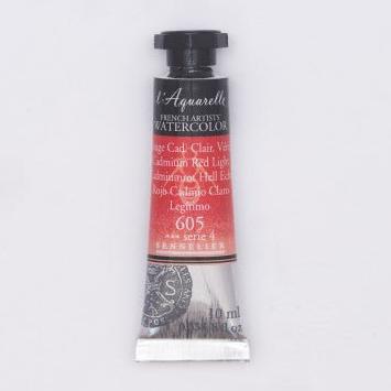 Sennelier French Artists Watercolor - 10ml Tube - 605 Cadmium Red Light