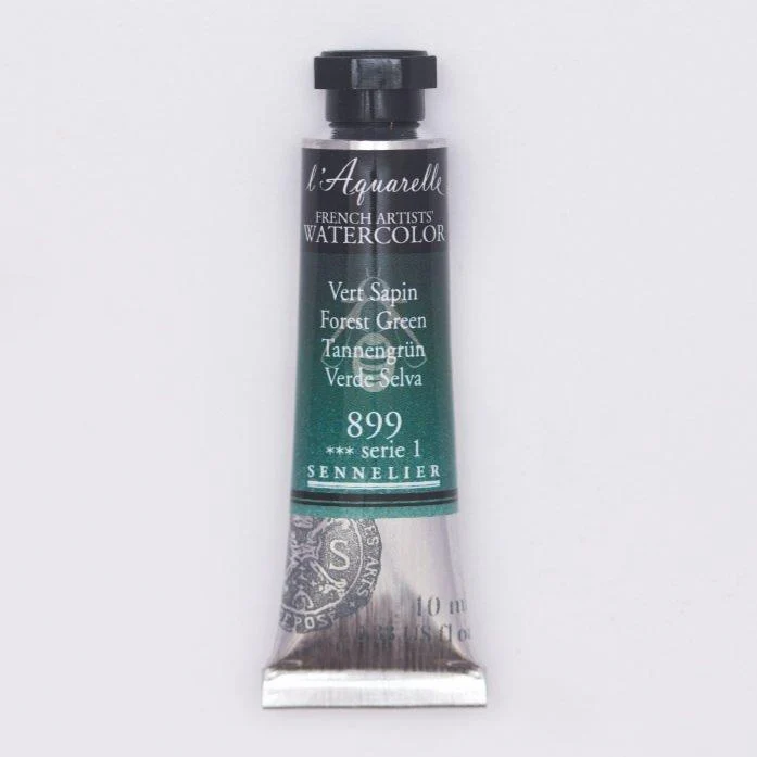 Sennelier French Artists Watercolor - 10ml Tube - 899 Forest Green