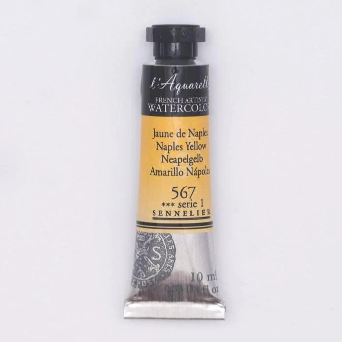 Sennelier French Artists Watercolor - 10ml Tube - 567 Naples Yellow