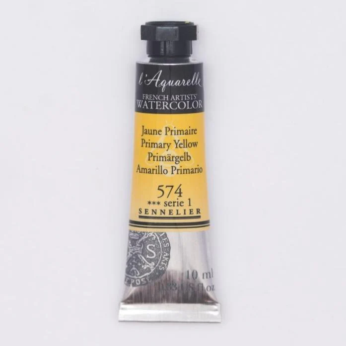 Sennelier French Artists Watercolor - 10ml Tube - 574 Primary Yellow