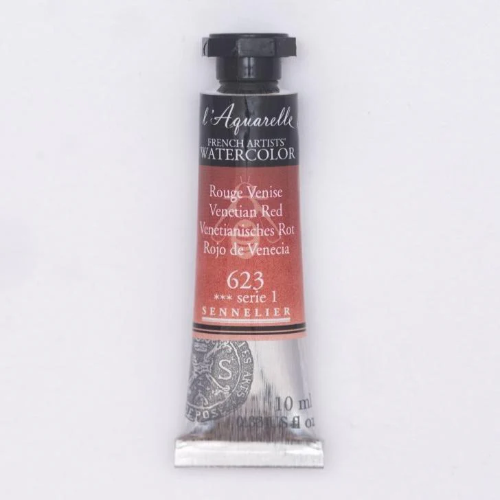 Sennelier French Artists Watercolor - 10ml Tube - 623 Venetian Red