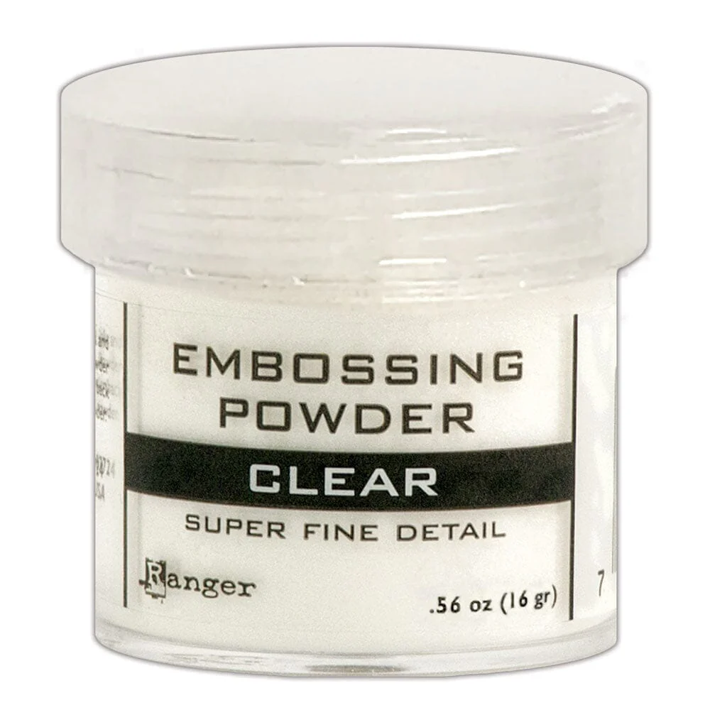 Ranger Embossing Powder 0.56 oz (16 gram) Super Fine Detail Clear