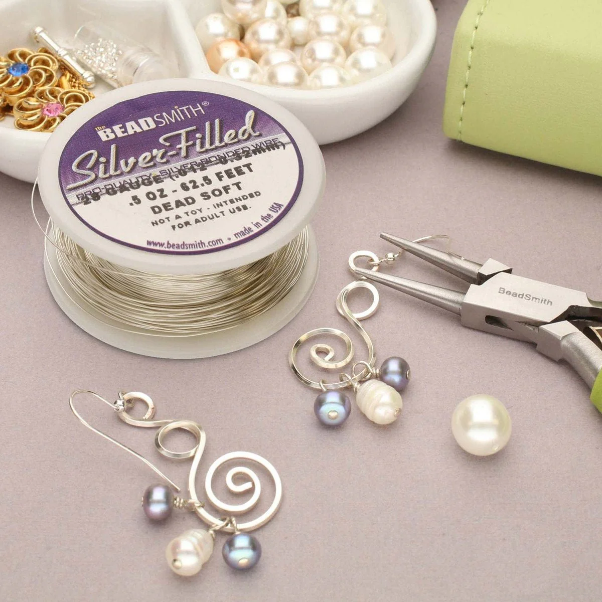 Craft Wire - Silver Filled 1/2 oz Dead Soft 28 Gage - 62.5 feet - Image 2