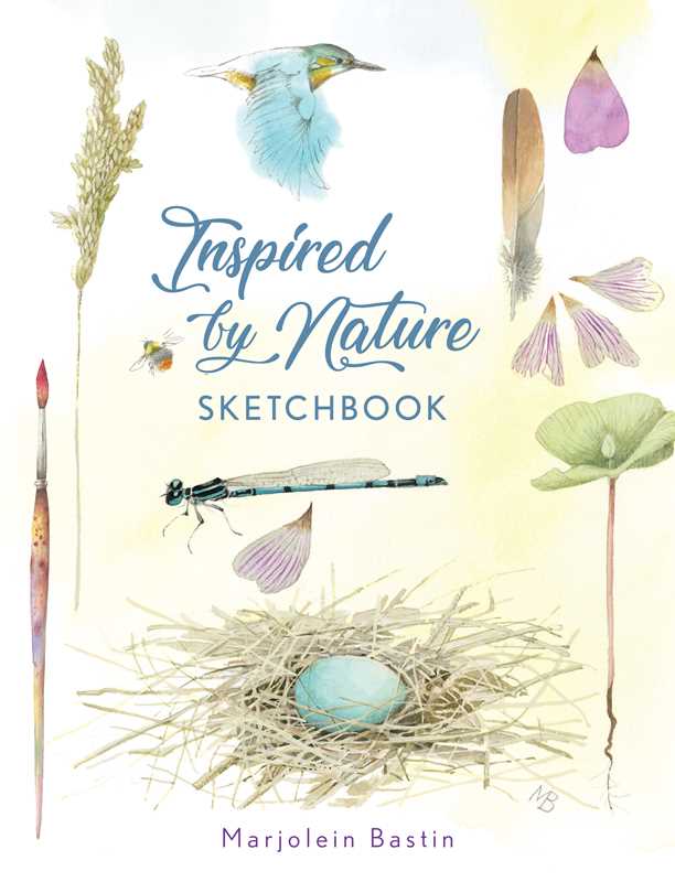 Simon & Schuster - Inspired by Nature Sketchbook by Marjolein Bastin - Paperback; 192 pages / English