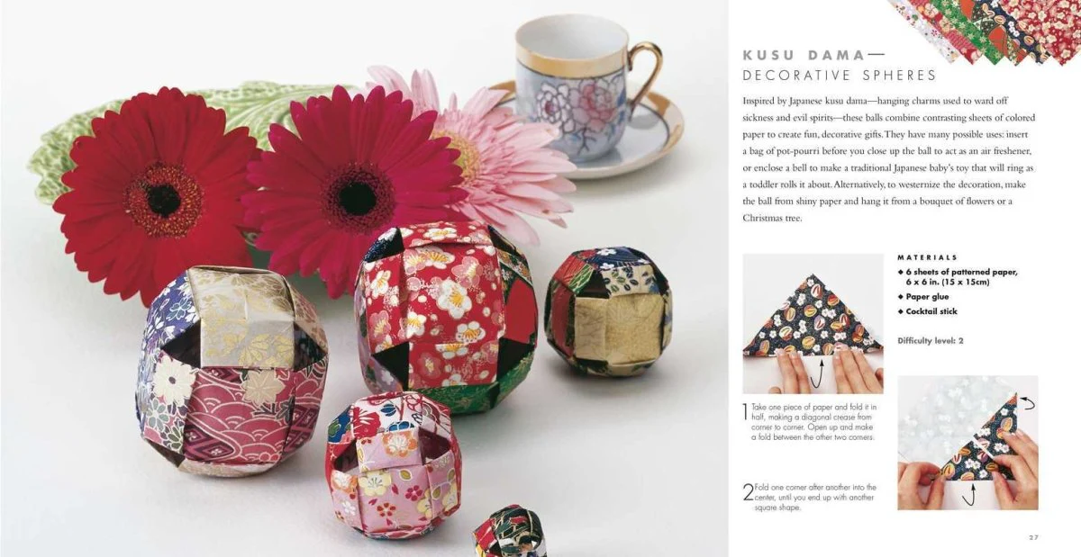 Simon & Schuster - Simple Art of Japanese Origami by Mari Ono - Paperback; 96 pages / English - Image 2