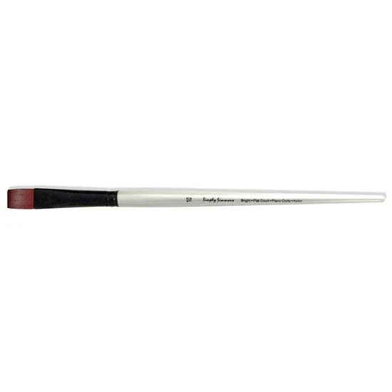Simply Simmons Extra-Firm Synthetic Long Handle Bright 10