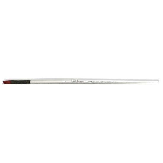 Simply Simmons Extra-Firm Synthetic Long Handle Filbert 2