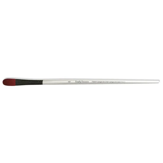 Simply Simmons Extra-Firm Synthetic Long Handle Filbert 6