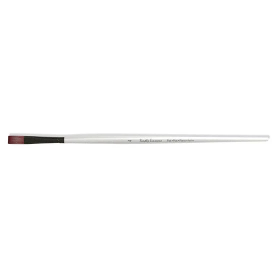 Simply Simmons Extra-Firm Synthetic Long Handle Flat 4