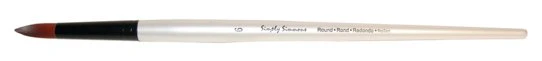 Simply Simmons Extra-Firm Synthetic Long Handle Round 6