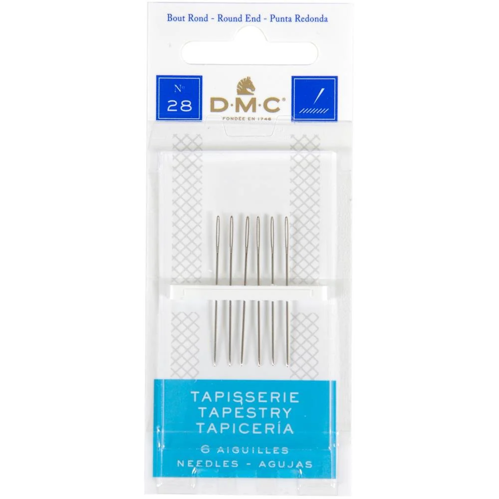 DMC Tapestry Hand Needles - Size 28 - Pack of 6