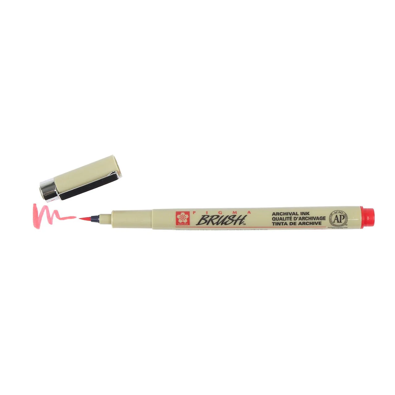 Sakura Pigma Micron Brush Pen - Red
