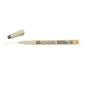 Sakura Pigma Micron Pen 01 (.25mm) Orange