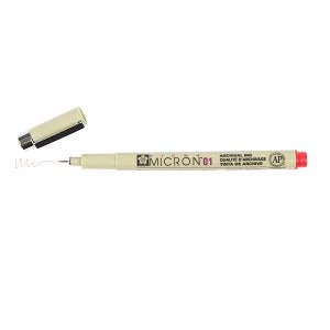 Sakura Pigma Micron Pen 01 (.25mm) Red