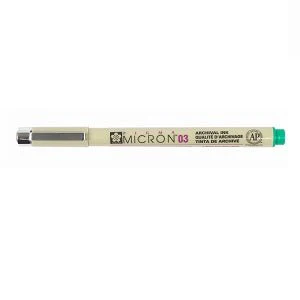 Sakura Pigma Micron Pen 03 (.35mm) Green