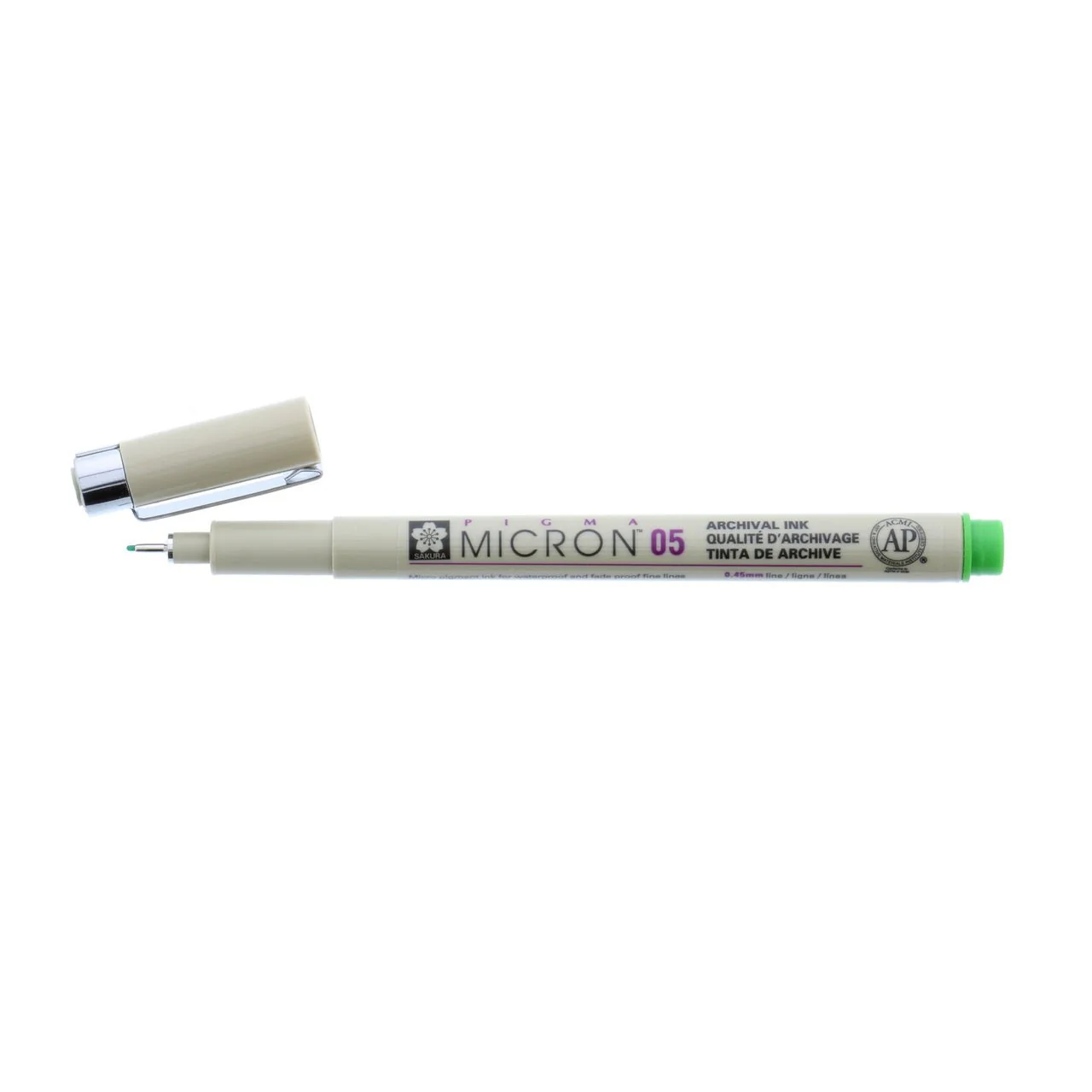 Sakura Pigma Micron Pen 05 (.45mm) Fresh Green