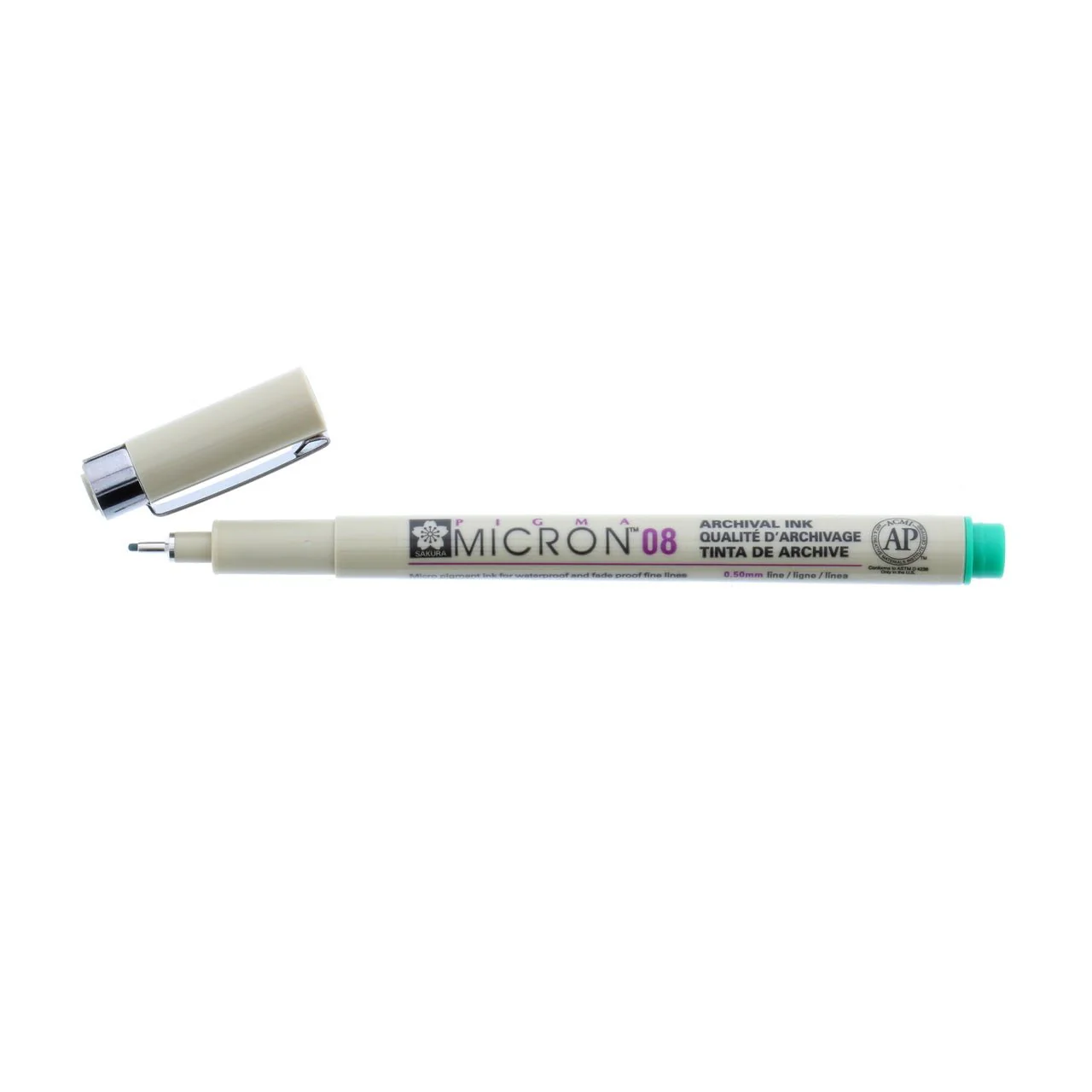 Sakura Pigma Micron Pen 08 (.50mm) Green